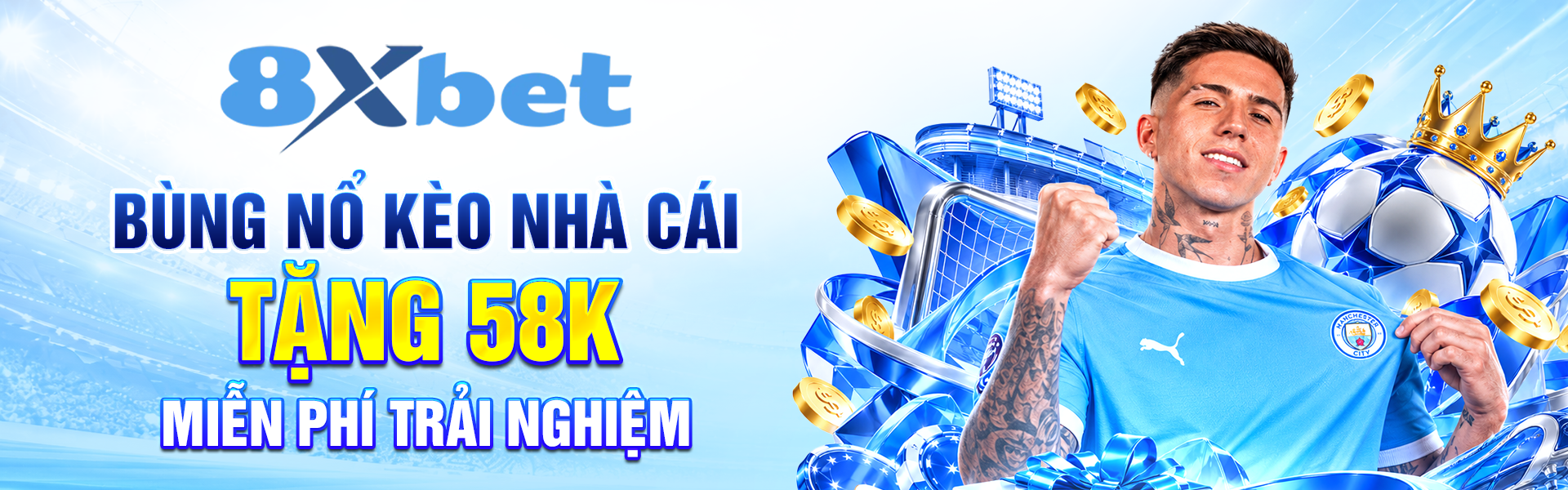 8xbet khuyến mãi tặng 58k trải nghiệm kèo nhà cái